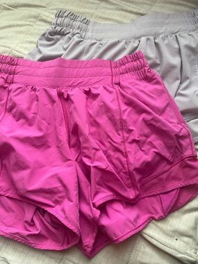 Lululemon hotty hot 2.5 shorts bundle PINK & PURPLE